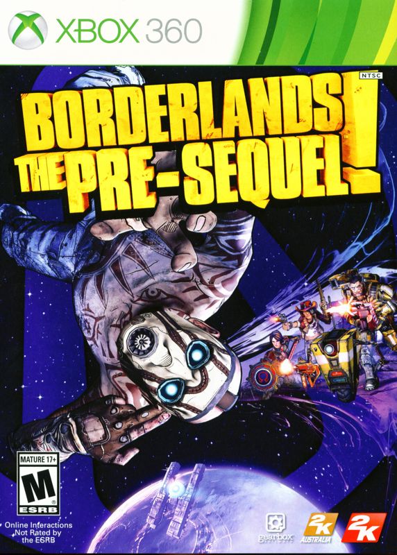Borderlands: The Pre-Sequel box art for Xbox 360